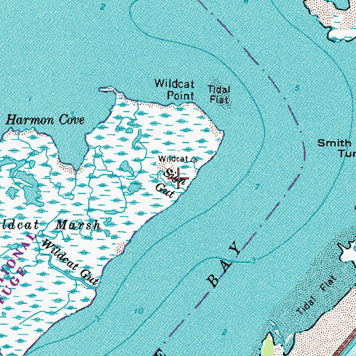 Topographic Map of Sign Gut, VA