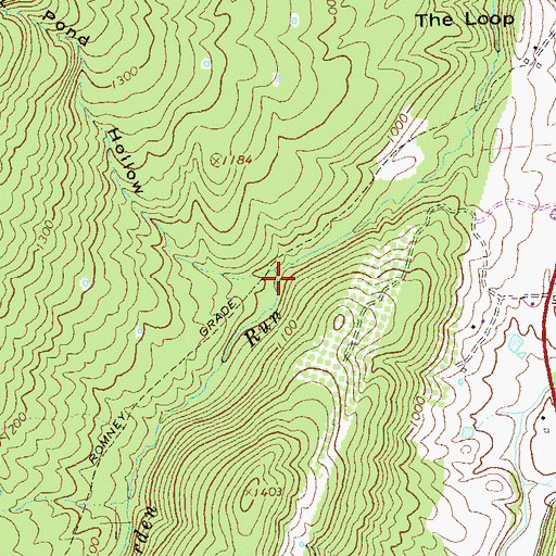 Topographic Map of Sink Pond Hollow, VA