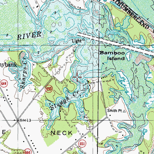 Topographic Map of Slough Creek, VA