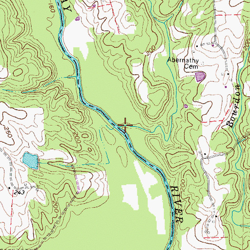 Topographic Map of Smith Creek, VA