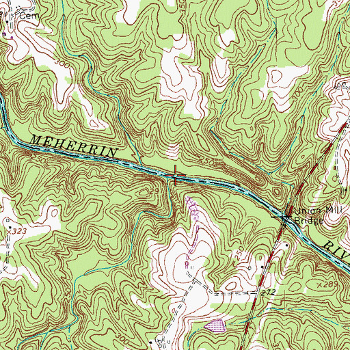 Topographic Map of Smith Creek, VA