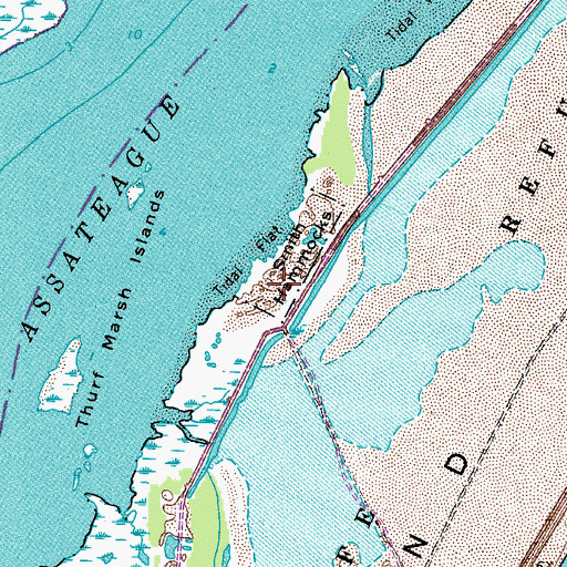 Topographic Map of Smith Hammocks, VA