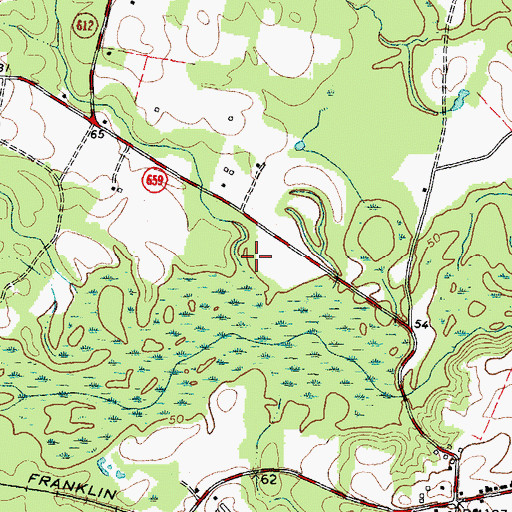 Topographic Map of Smith Swamp, VA