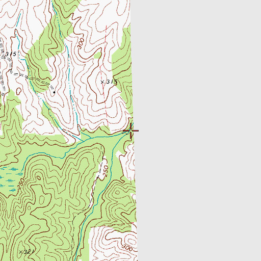 Topographic Map of South Branch Nibb Creek, VA
