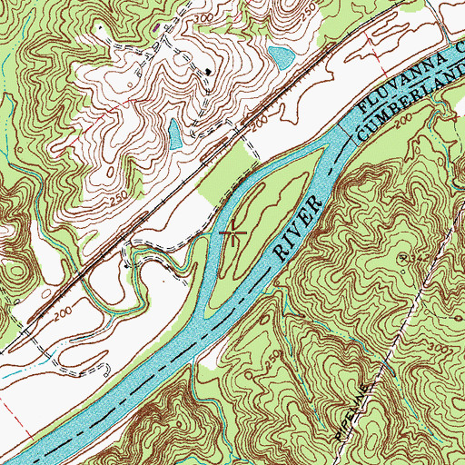 Topographic Map of South Creek, VA