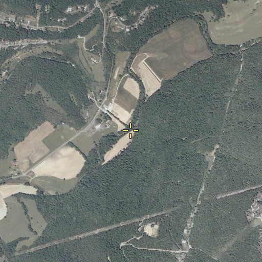 Aerial/Satellite Image of Spring Valley Branch, VA