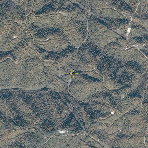 Aerial/Satellite Image of Spruce Pine Gap, VA