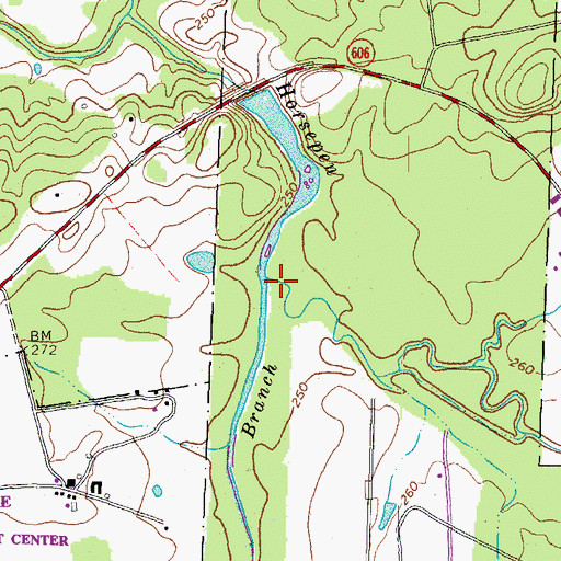Topographic Map of Stallion Branch, VA