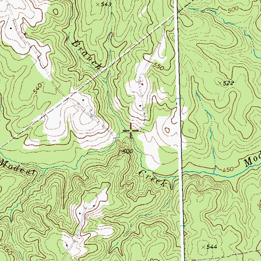 Topographic Map of Still Branch, VA