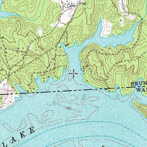 Topographic Map of Stillhouse Branch, VA