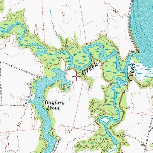 Topographic Map of Stillwater Creek, VA