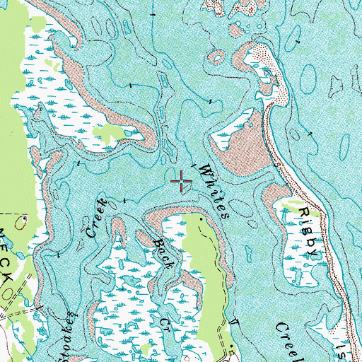 Topographic Map of Stoakes Creek, VA