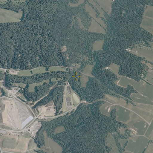Aerial/Satellite Image of Sulphur Spring Run, VA