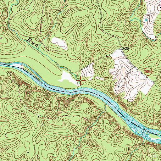 Topographic Map of Sumerduck Run, VA
