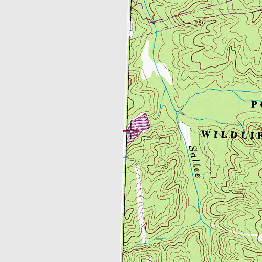 Topographic Map of Sunfish Pond, VA