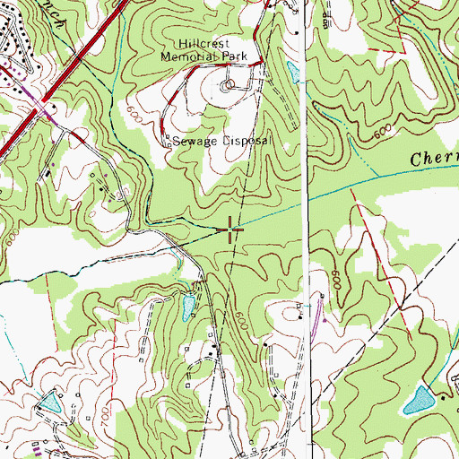 Topographic Map of Tanyard Branch, VA