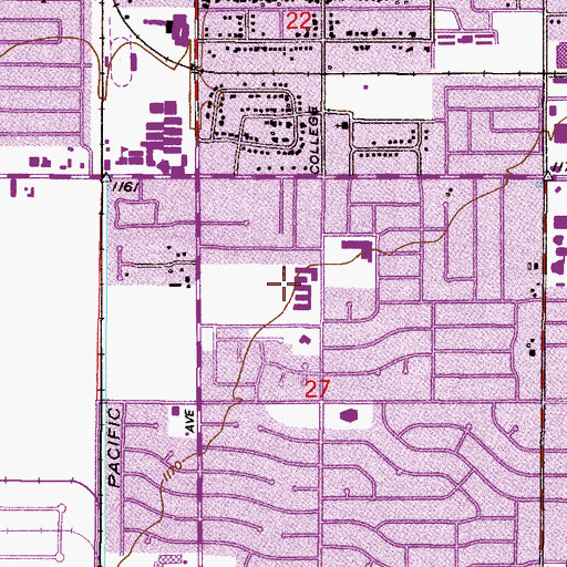 Topographic Map of Tempe Academy of International Studies McKemy Campus, AZ