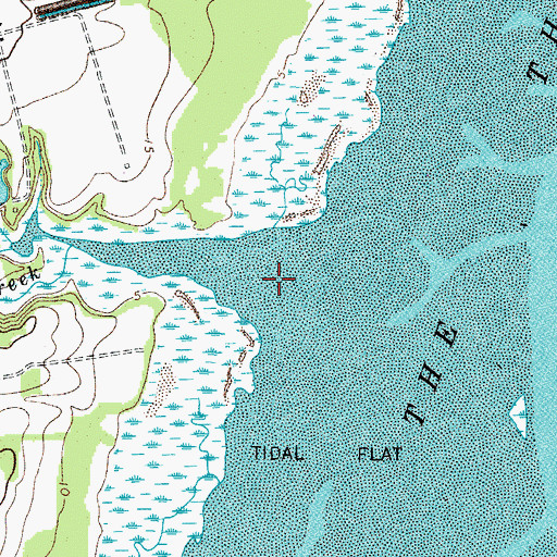 Topographic Map of Taylor Creek, VA