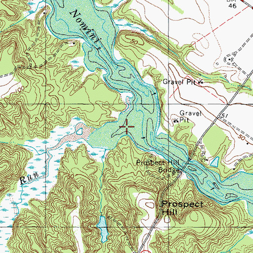 Topographic Map of Templeman Run, VA