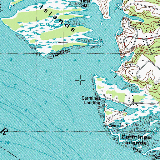 Topographic Map of Timberneck Creek, VA