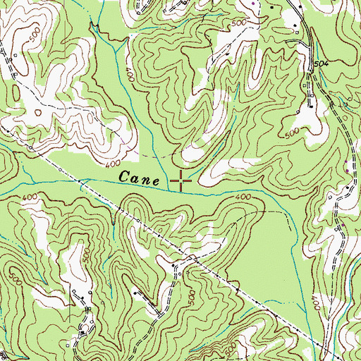 Topographic Map of Tom Fork, VA