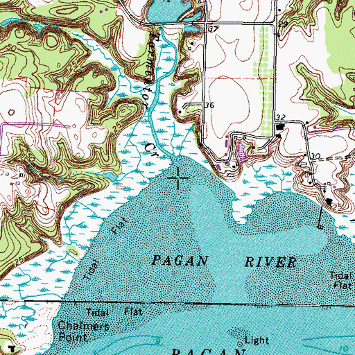 Topographic Map of Tormentor Creek, VA