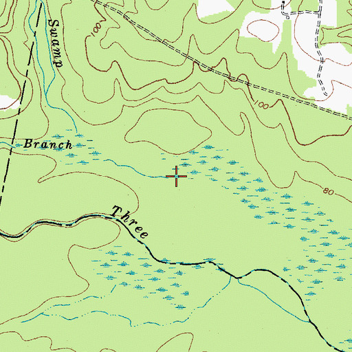 Topographic Map of Uriah Branch, VA