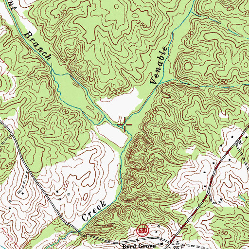 Topographic Map of Venable Creek, VA