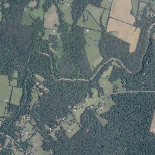 Aerial/Satellite Image of Walnut Branch, VA