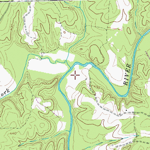 Topographic Map of Walton Fork, VA
