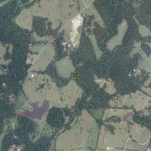 Aerial/Satellite Image of West Branch Thumb Run, VA