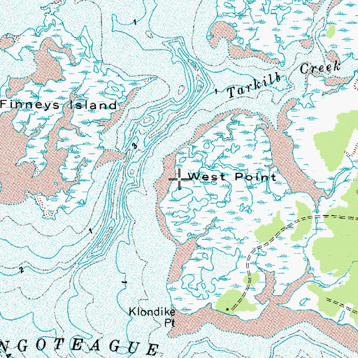 Topographic Map of West Point, VA