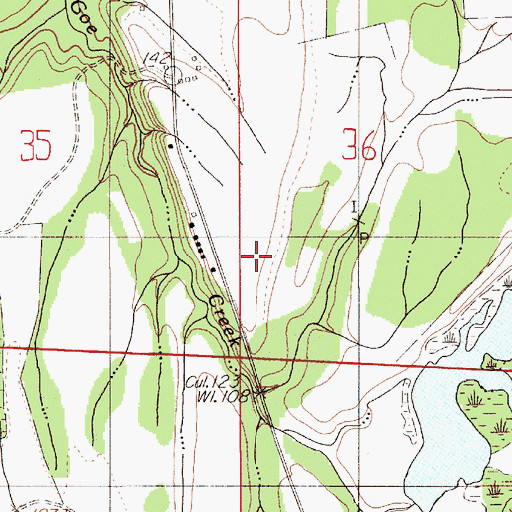 Topographic Map of Steeles Farm, AL