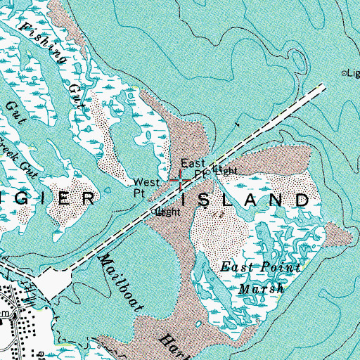 Topographic Map of West Point, VA