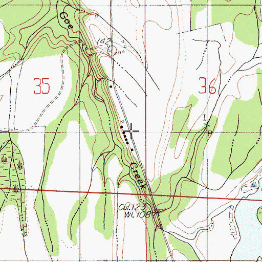 Topographic Map of Steels Mill (historical), AL