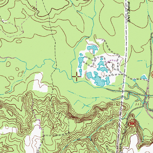 Topographic Map of White Run, VA