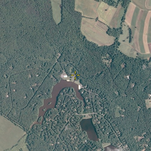 Aerial/Satellite Image of Widow Tapp Spring Drain, VA