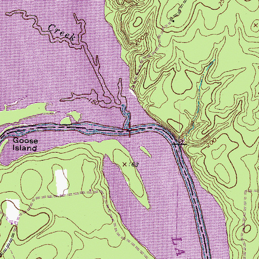 Topographic Map of Winterpock Creek, VA