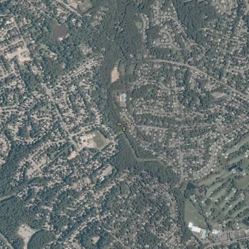 Aerial/Satellite Image of Wolftrap Stream Valley Park, VA