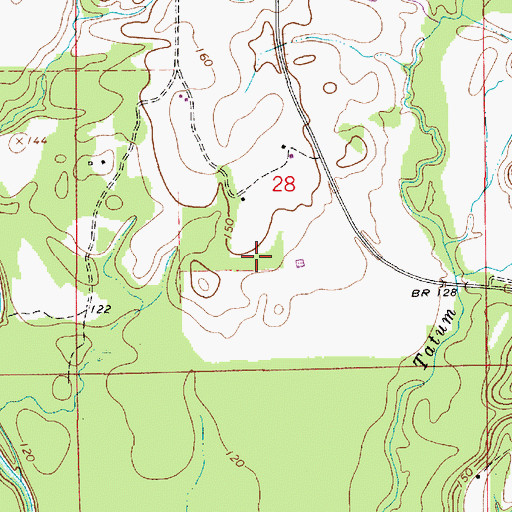 Topographic Map of Baptist Hospital, AL