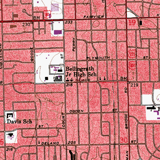 Topographic Map of Capitol City Church of the Nazarene, AL