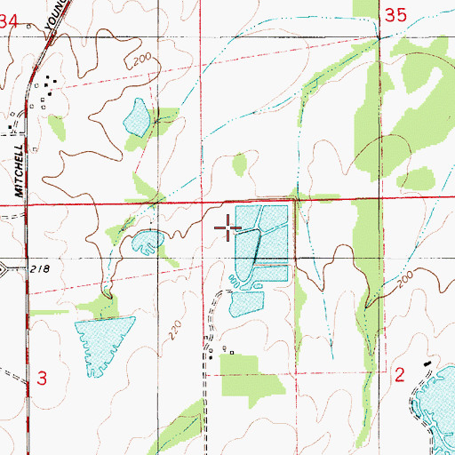 Topographic Map of Catoma, AL
