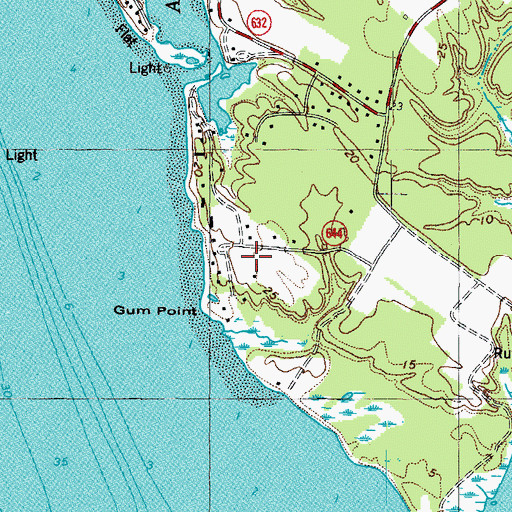 Topographic Map of Rosewell, VA
