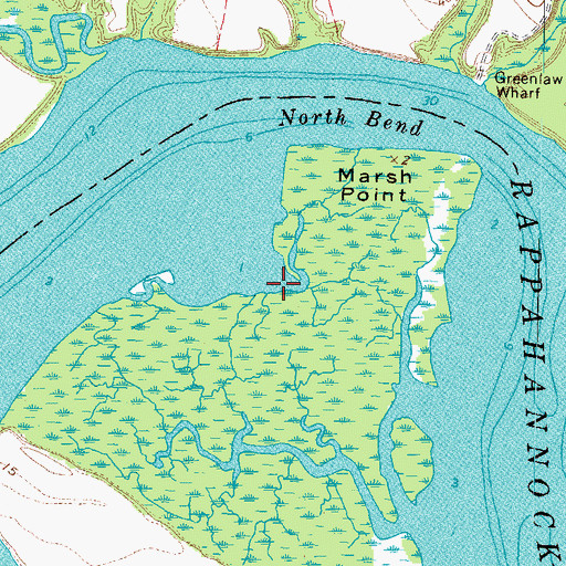 Topographic Map of Cone Creek, VA