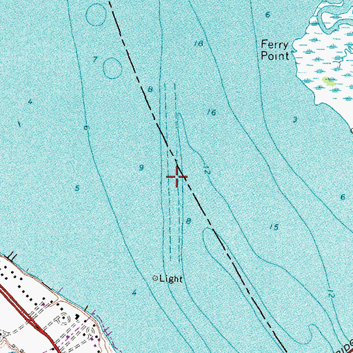 Topographic Map of Magoright Bar, VA