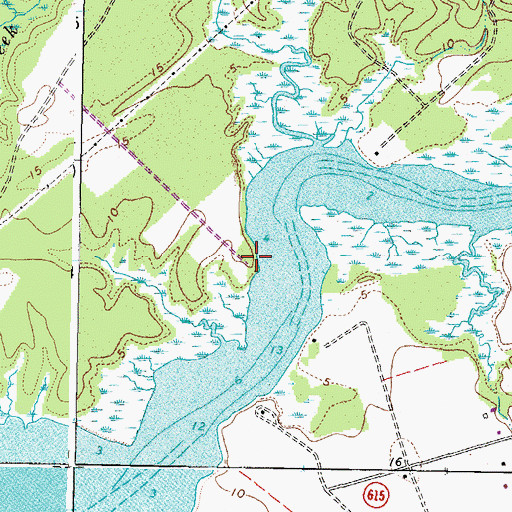 Topographic Map of Shipyard Landing, VA
