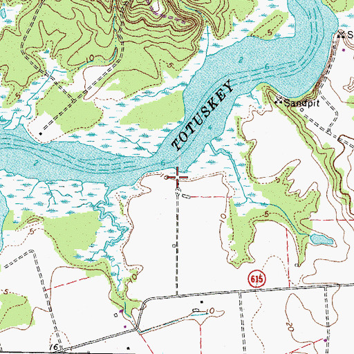 Topographic Map of School Landing, VA
