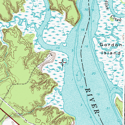 Topographic Map of Pig Point, VA