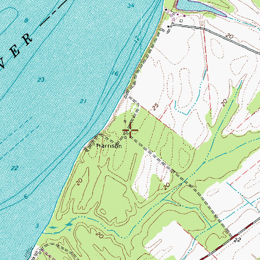 Topographic Map of Dunnmore, VA
