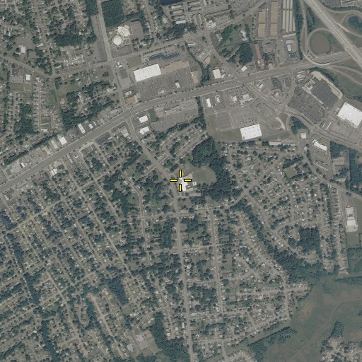 Aerial/Satellite Image of Aberdeen Elementary School, VA